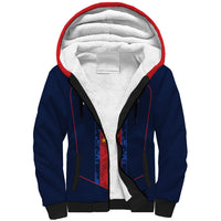 France Champion du Monde 2026 Custom Sherpa Hoodie Les Bleus Third Star Retro Style
