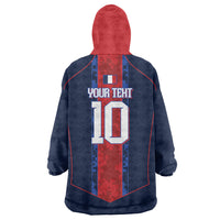 France Champion du Monde 2026 Custom Wearable Blanket Hoodie Les Bleus Third Star Retro Style