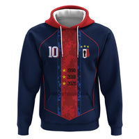 France Champion du Monde 2026 Custom Zip Hoodie Les Bleus Third Star Retro Style