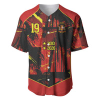 Spain Campeon del Mundo 2026 Custom Baseball Jersey Espana Second Star Retro Style