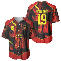 Spain Campeon del Mundo 2026 Custom Baseball Jersey Espana Second Star Retro Style