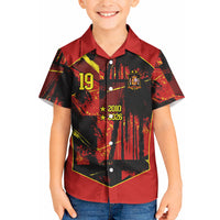 Spain Campeon del Mundo 2026 Custom Kid Hawaiian Shirt Espana Second Star Retro Style