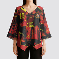 Spain Campeon del Mundo 2026 Custom Kimono Sleeve Blouse Espana Second Star Retro Style