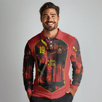 Spain Campeon del Mundo 2026 Custom Long Sleeve Polo Shirt Espana Second Star Retro Style
