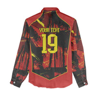 Spain Campeon del Mundo 2026 Custom Women Casual Shirt Espana Second Star Retro Style