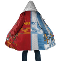 Argentina Spain World Final Football Personalized Cloak Un Idioma Dos Naciones Un Campeon