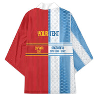Argentina Spain World Final Football Personalized Kimono Un Idioma Dos Naciones Un Campeon