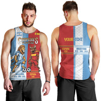 Argentina Spain World Final Football Personalized Men Tank Top Un Idioma Dos Naciones Un Campeon