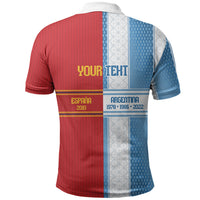Argentina Spain World Final Football Personalized Polo Shirt Un Idioma Dos Naciones Un Campeon