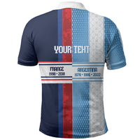 Argentina France World Final Football Personalized Polo Shirt Two Nations Five Stars One Trophy