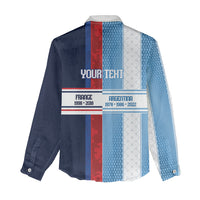 Argentina France World Final Football Personalized Women Casual Shirt Two Nations Five Stars One Trophy