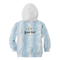 Argentina Campeones del Mundo 2026 Personalized Kid Hoodie Albiceleste Trophy Splash Art Soccer Champion