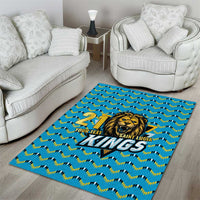 Custom Caribbean Cricket Saint Lucia Area Rug Glory is Ours Kings Rule 2025 - Wonder Print Shop