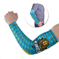 Custom Caribbean Cricket Saint Lucia Arm Sleeves Glory is Ours Kings Rule 2025 - Wonder Print Shop