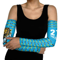 Custom Caribbean Cricket Saint Lucia Arm Sleeves Glory is Ours Kings Rule 2025 - Wonder Print Shop