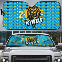 Custom Caribbean Cricket Saint Lucia Auto Sun Shade Glory is Ours Kings Rule 2025 - Wonder Print Shop