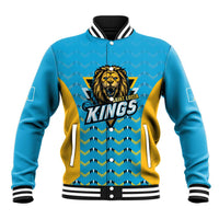 Custom Caribbean Cricket Saint Lucia Baseball Jacket Glory is Ours Kings Rule 2025 - Wonder Print Shop
