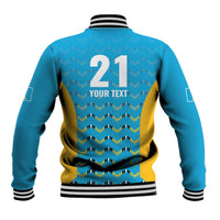 Custom Caribbean Cricket Saint Lucia Baseball Jacket Glory is Ours Kings Rule 2025 - Wonder Print Shop