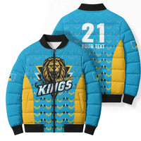 Custom Caribbean Cricket Saint Lucia Bomber Puffer Jacket Glory is Ours Kings Rule 2025 - Wonder Print Shop