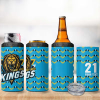 Custom Caribbean Cricket Saint Lucia 4 in 1 Can Cooler Tumbler Glory is Ours Kings Rule 2025 - Wonder Print Shop