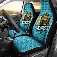 Custom Caribbean Cricket Saint Lucia Car Seat Cover Glory is Ours Kings Rule 2025 - Wonder Print Shop