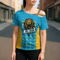 Custom Caribbean Cricket Saint Lucia Cross Shoulder Shirt Glory is Ours Kings Rule 2025 - Wonder Print Shop