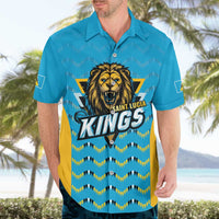 Custom Caribbean Cricket Saint Lucia Hawaiian Shirt Glory is Ours Kings Rule 2025 - Wonder Print Shop