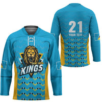 Custom Caribbean Cricket Saint Lucia Hockey Jersey Glory is Ours Kings Rule 2025 - Wonder Print Shop