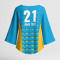 Custom Caribbean Cricket Saint Lucia Kimono Sleeve Blouse Glory is Ours Kings Rule 2025 - Wonder Print Shop