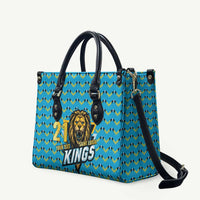 Custom Caribbean Cricket Saint Lucia Leather Bag Glory is Ours Kings Rule 2025 - Wonder Print Shop