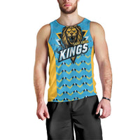 Custom Caribbean Cricket Saint Lucia Men Tank Top Glory is Ours Kings Rule 2025 - Wonder Print Shop