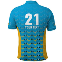 Custom Caribbean Cricket Saint Lucia Polo Shirt Glory is Ours Kings Rule 2025 - Wonder Print Shop