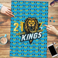 Custom Caribbean Cricket Saint Lucia Puzzle Glory is Ours Kings Rule 2025 - Wonder Print Shop