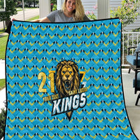 Custom Caribbean Cricket Saint Lucia Quilt Glory is Ours Kings Rule 2025 - Wonder Print Shop