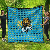 Custom Caribbean Cricket Saint Lucia Quilt Glory is Ours Kings Rule 2025 - Wonder Print Shop