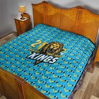 Custom Caribbean Cricket Saint Lucia Quilt Glory is Ours Kings Rule 2025 - Wonder Print Shop
