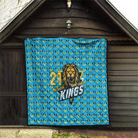 Custom Caribbean Cricket Saint Lucia Quilt Glory is Ours Kings Rule 2025 - Wonder Print Shop