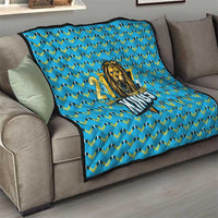 Custom Caribbean Cricket Saint Lucia Quilt Glory is Ours Kings Rule 2025 - Wonder Print Shop