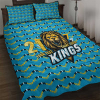Custom Caribbean Cricket Saint Lucia Quilt Bed Set Glory is Ours Kings Rule 2025 - Wonder Print Shop