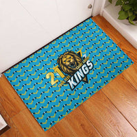 Custom Caribbean Cricket Saint Lucia Rubber Doormat Glory is Ours Kings Rule 2025 - Wonder Print Shop