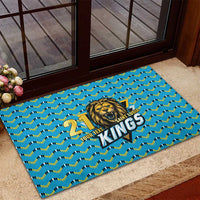 Custom Caribbean Cricket Saint Lucia Rubber Doormat Glory is Ours Kings Rule 2025 - Wonder Print Shop