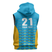 Custom Caribbean Cricket Saint Lucia Sleeveless Hoodie Glory is Ours Kings Rule 2025 - Wonder Print Shop
