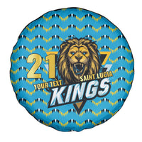 Custom Caribbean Cricket Saint Lucia Spare Tire Cover Glory is Ours Kings Rule 2025 - Wonder Print Shop