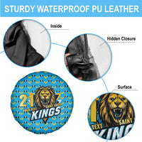 Custom Caribbean Cricket Saint Lucia Spare Tire Cover Glory is Ours Kings Rule 2025 - Wonder Print Shop