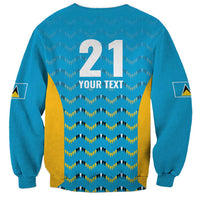 Custom Caribbean Cricket Saint Lucia Sweatshirt Glory is Ours Kings Rule 2025 - Wonder Print Shop