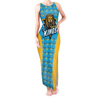 Custom Caribbean Cricket Saint Lucia Tank Maxi Dress Glory is Ours Kings Rule 2025 - Wonder Print Shop