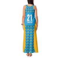 Custom Caribbean Cricket Saint Lucia Tank Maxi Dress Glory is Ours Kings Rule 2025 - Wonder Print Shop