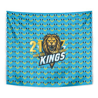 Custom Caribbean Cricket Saint Lucia Tapestry Glory is Ours Kings Rule 2025 - Wonder Print Shop