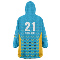 Custom Caribbean Cricket Saint Lucia Wearable Blanket Hoodie Glory is Ours Kings Rule 2025 - Wonder Print Shop