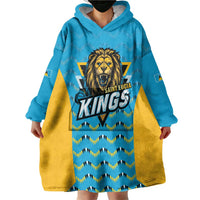 Custom Caribbean Cricket Saint Lucia Wearable Blanket Hoodie Glory is Ours Kings Rule 2025 - Wonder Print Shop